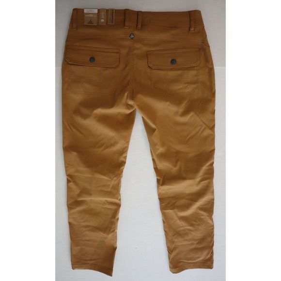 prAna W4119SH23 Women's Sz 6 Khaki Halle Straight - Short Inseam 28" Pants $89 - Picture 2 of 10
